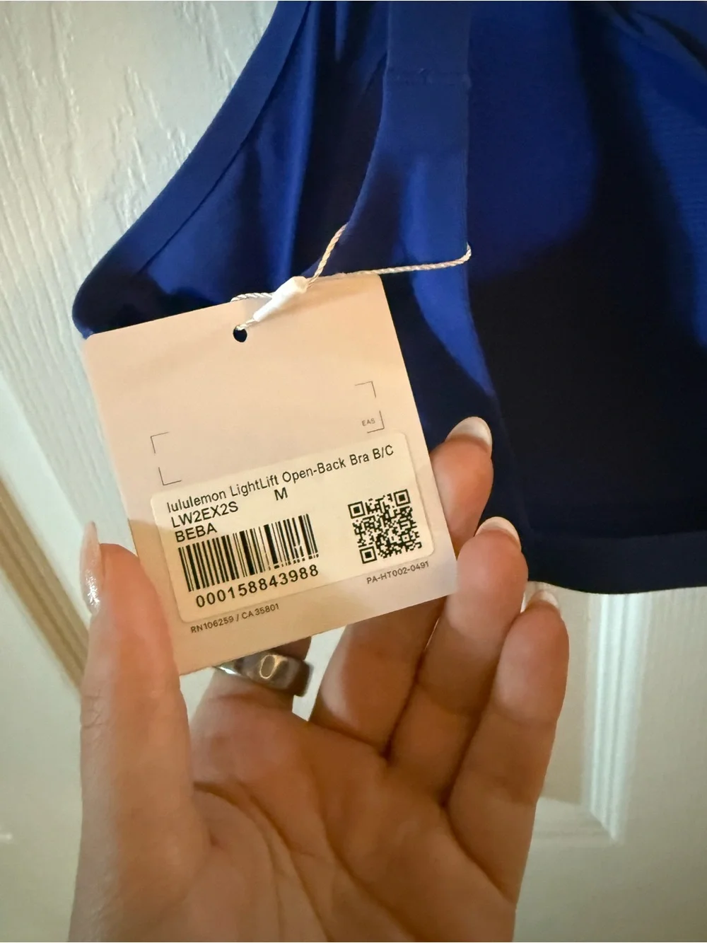 Lululemon NWT lightlift open-back bra b/c medium